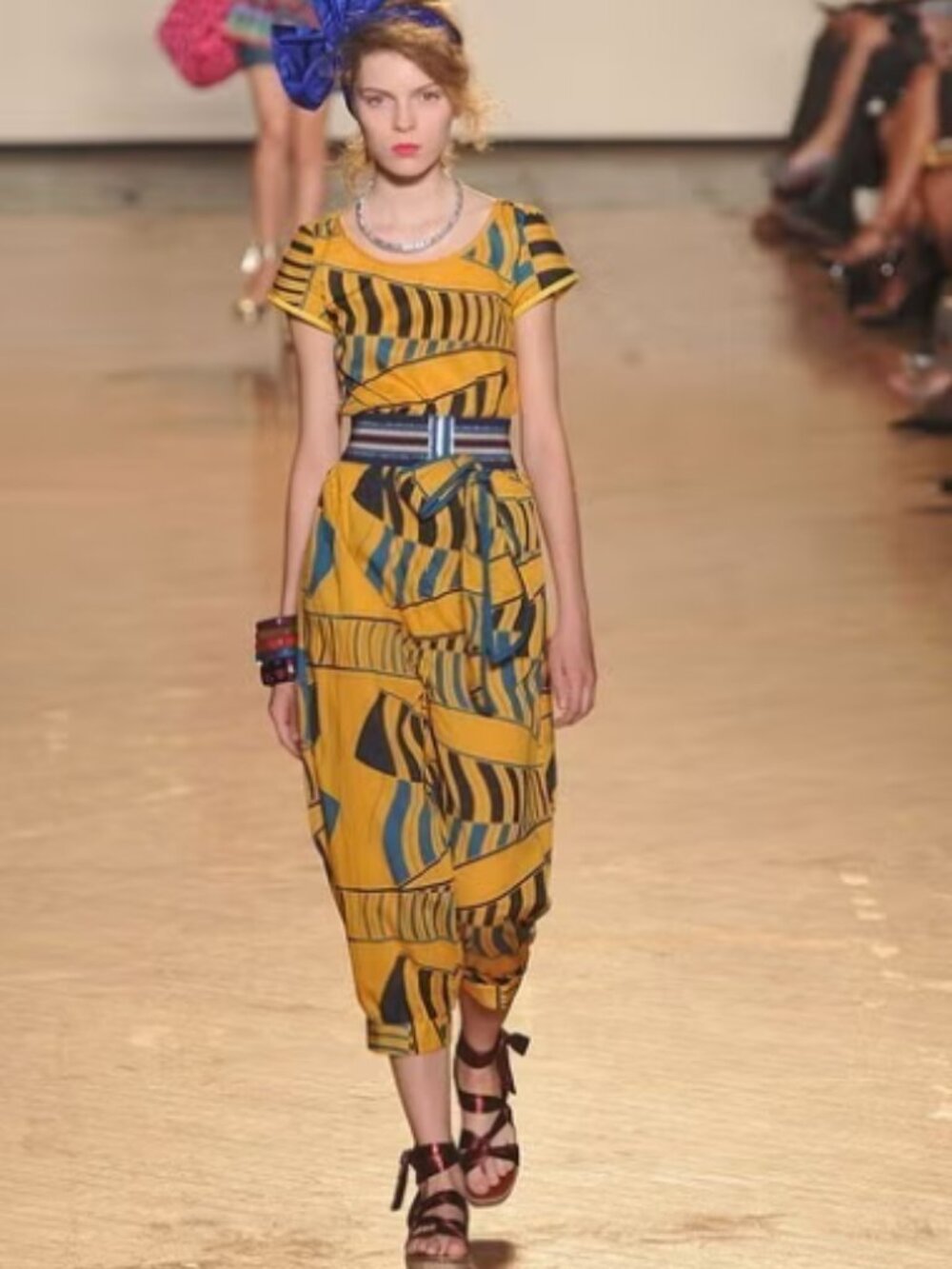 Marc by Marc Jacobs Runway Tribal Jumpsuit sz 8